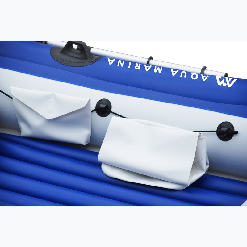Pontón pre 3 osoby s motorom Aqua Marina Wildriver modrý 2