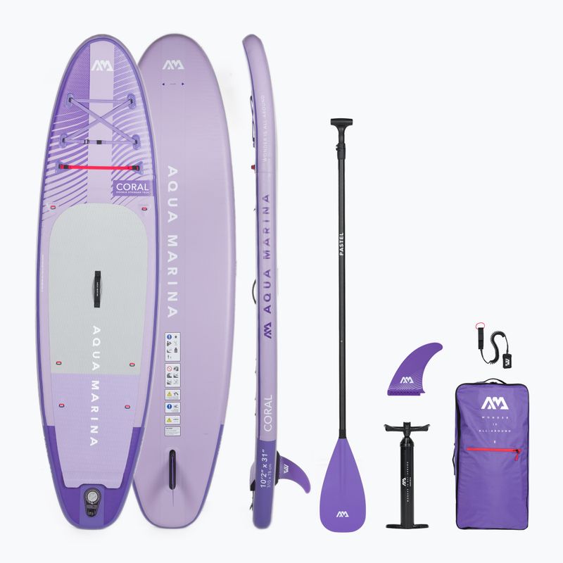 Aqua Marina Coral 10'2" fialová SUP doska BT-23COPN