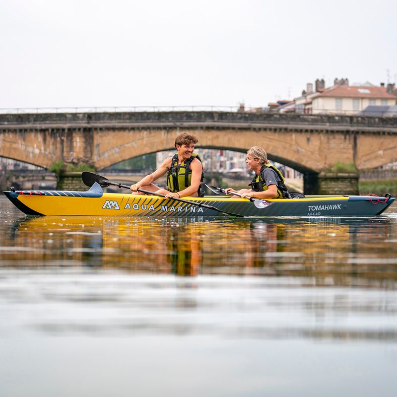 Vysokotlakový kajak Aqua Marina Tomahawk AIR-K 440 pre 2 osoby 16