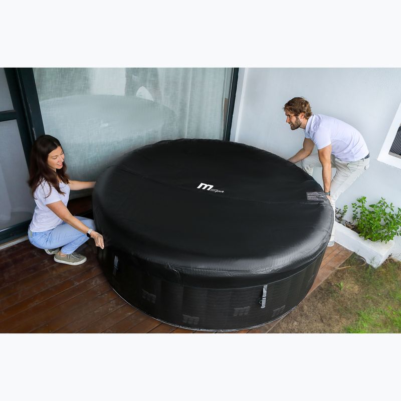 Bazén s vírivkou pre 6 osôb MSpa Comfort Starry szary antracytowy 23