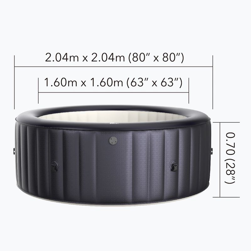 Bazén s vírivkou  pre 6 osôb  MSpa Muse Jet Carlton astralna noc 17