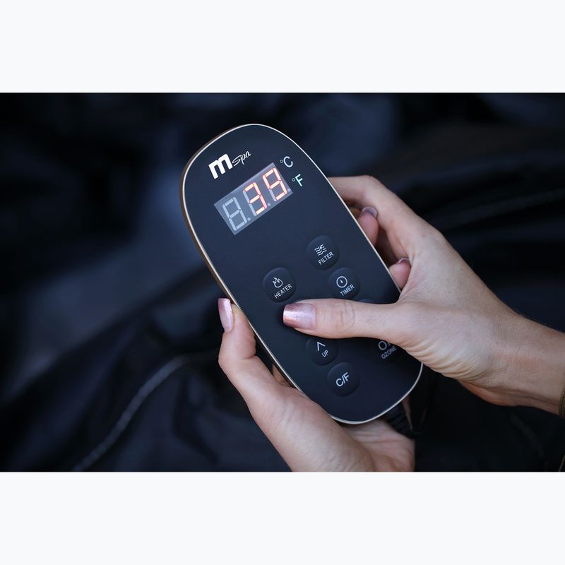 Bazén s vírivkou  pre 6 osôb  MSpa Premium Super Camaro czarny 21