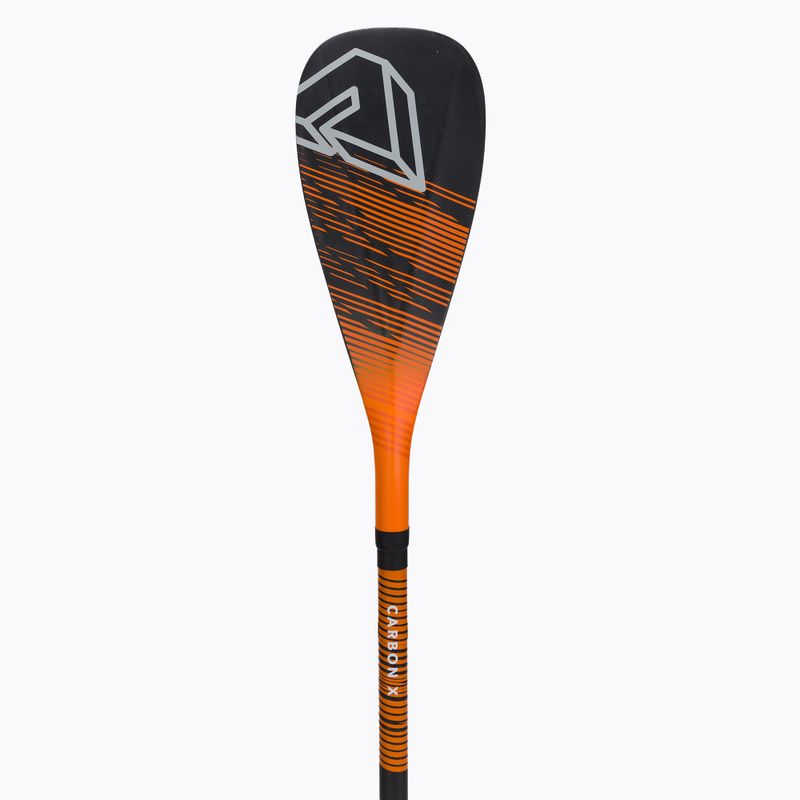 Aqua Marina CARBON X 3-dielne SUP pádlo čierno-oranžové B0303016 5