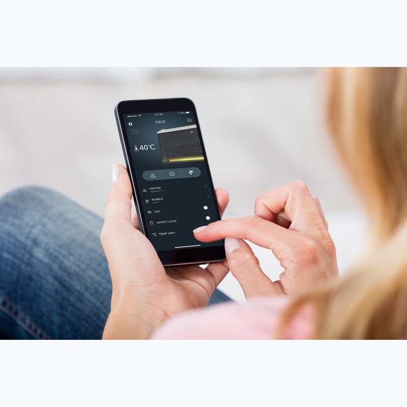 Bazén s vírivkou  pre 6 osôb  MSpa Frame Oslo chłodny szary 29