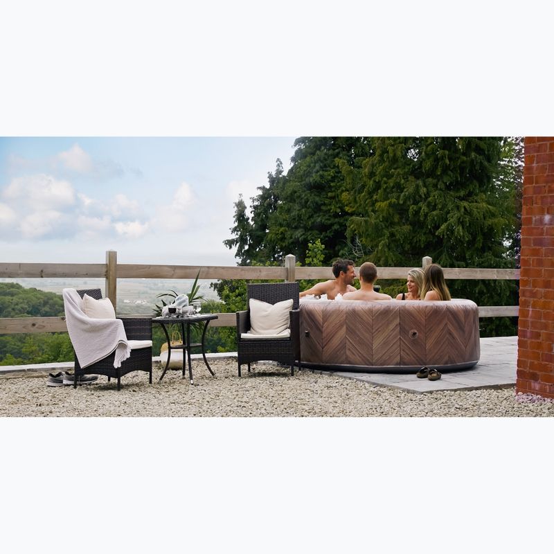 Bazén s vírivkou  pre 6 osôb  MSpa Comfort Fermo słoje drewna 14