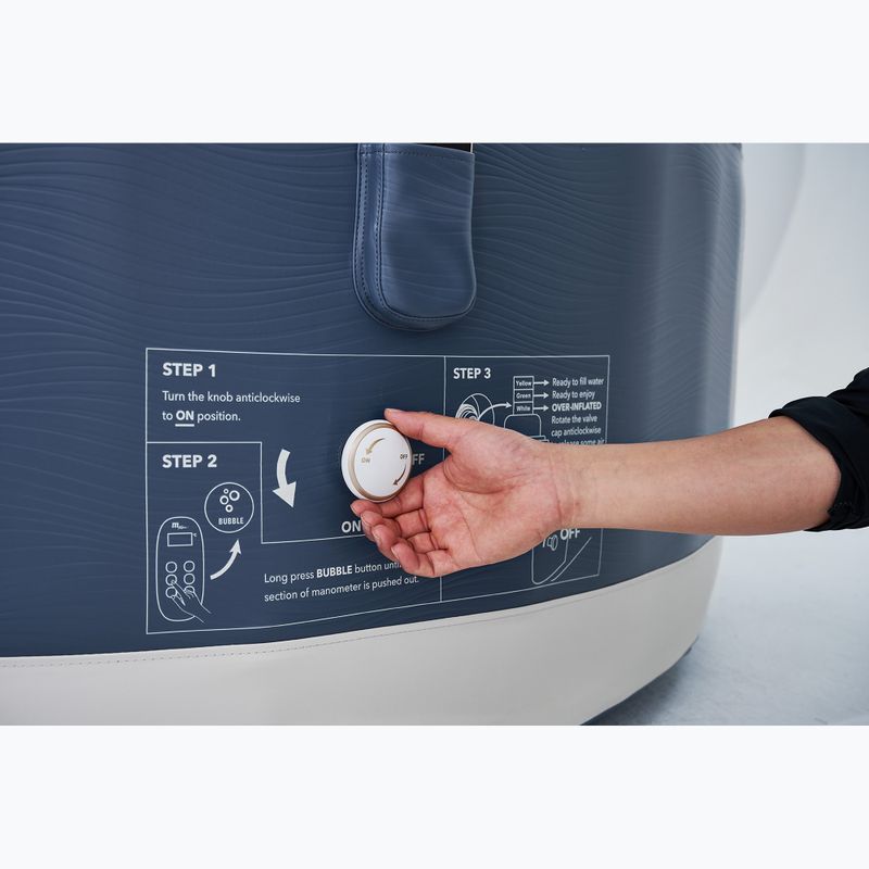 Bazén s vírivkou  pre 6 osôb  MSpa Premium Vento waniliowy 5