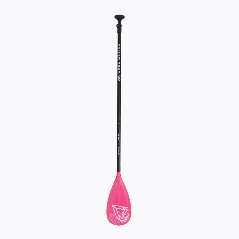 SUP pádlo 3 ks Aqua Marina SPORTS III CORAL čierna/ružová B0303624