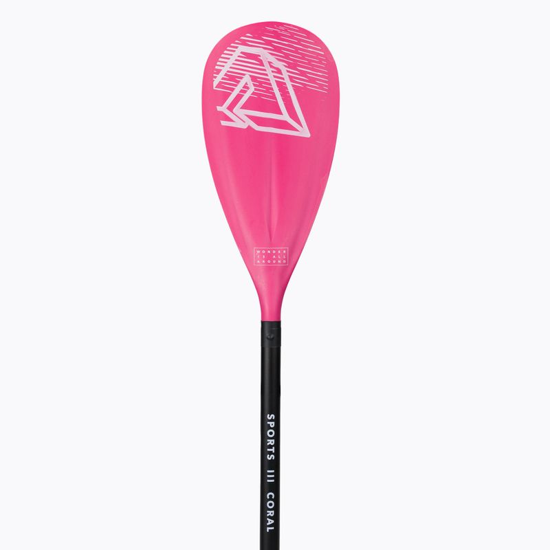 SUP pádlo 3 ks Aqua Marina SPORTS III CORAL čierna/ružová B0303624 5