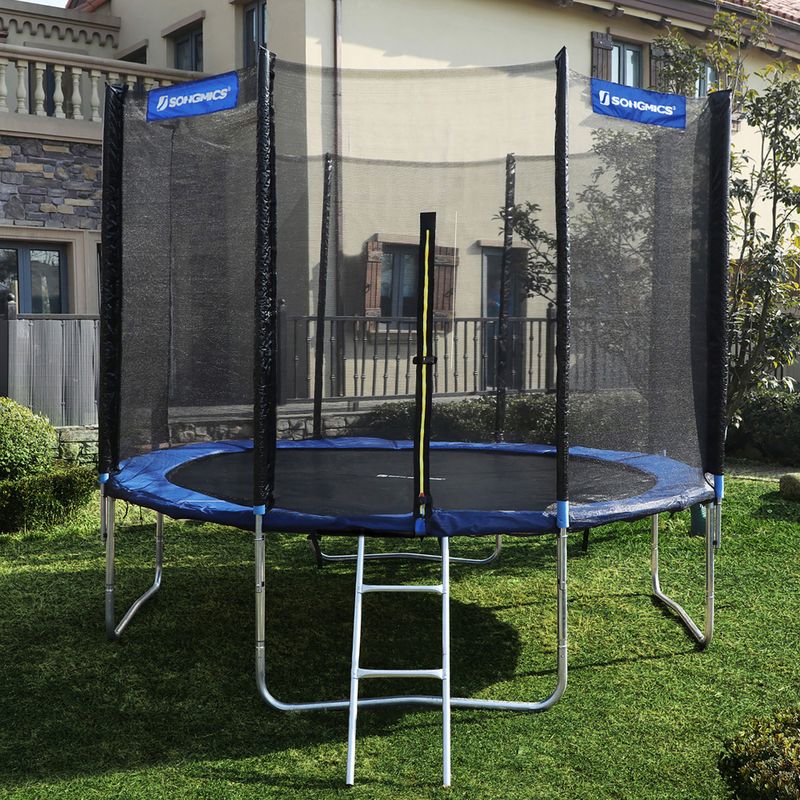 SONGMICS záhradná trampolína 35 cm modrá STR1FT 2