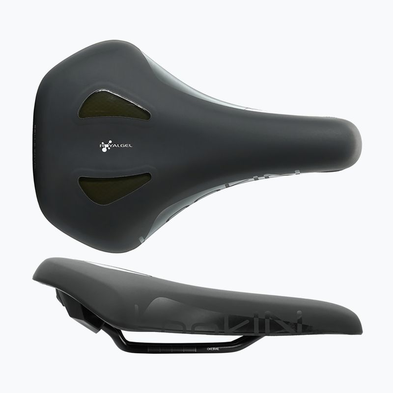 Pánske gélové sedlo na bicykel Selle Royal Lookin Basic Moderate 60st. čierne A237HR0A08014 6