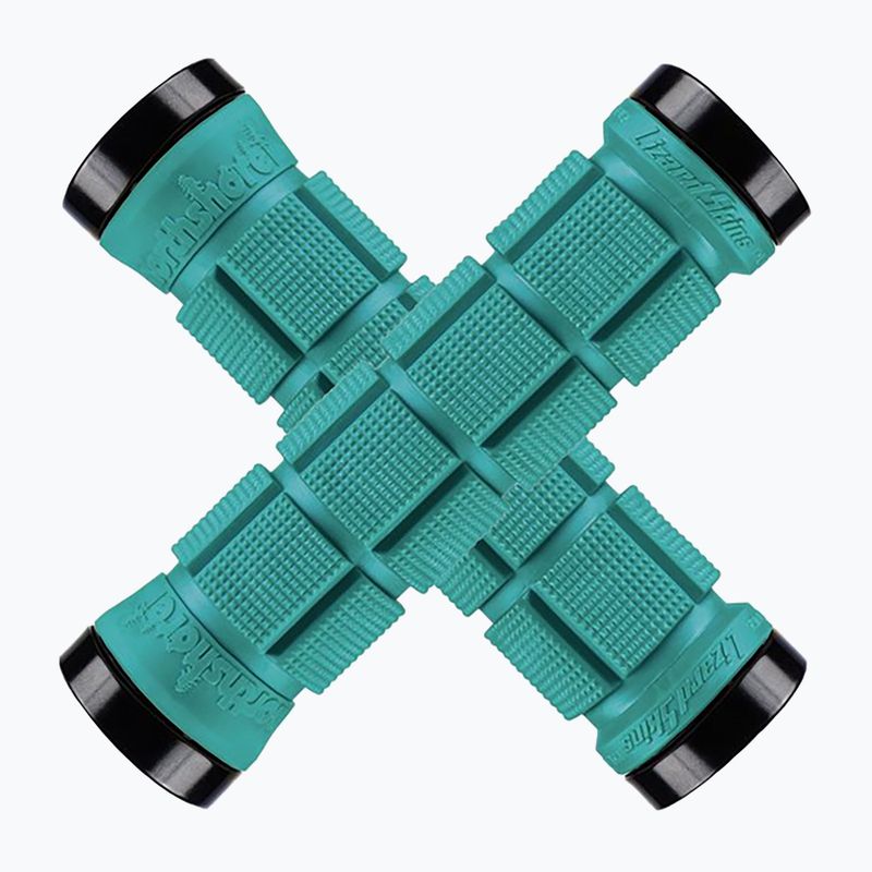 Gripy na riadidlá Lizard Skins Dual-Clamp Northshor teal
