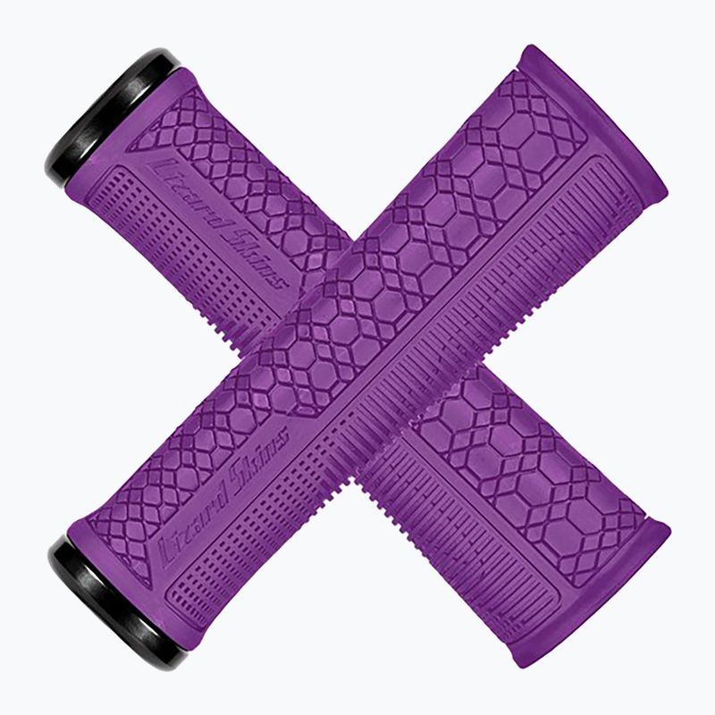 Gripy na riadidlá Lizard Skins 36.5 Single-Clamp Gradient ultra purple