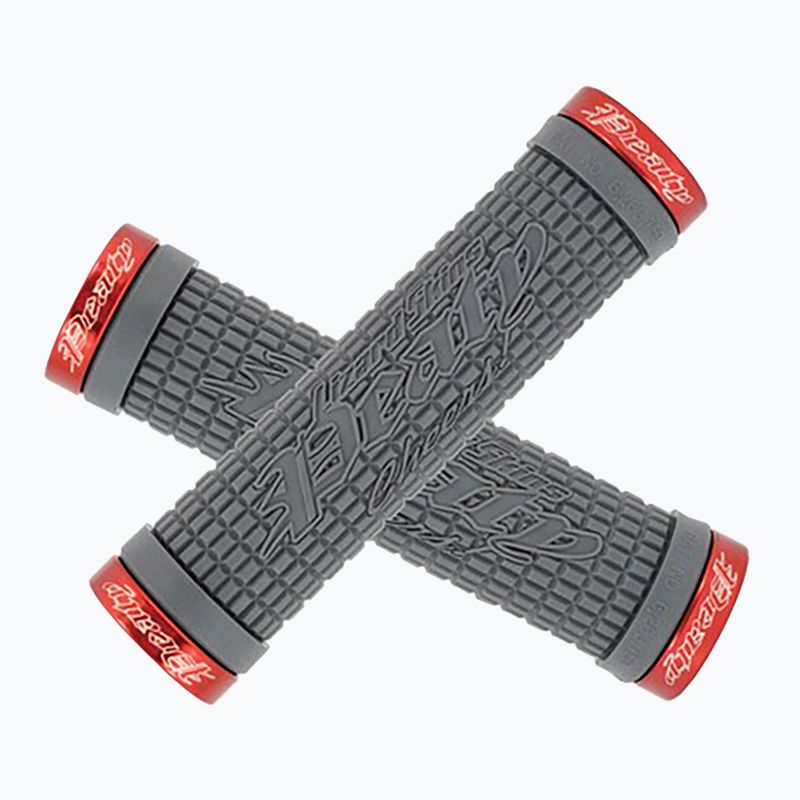 Gripy na riadidlá Lizard Skins Dual-Clamp Peaty graphite