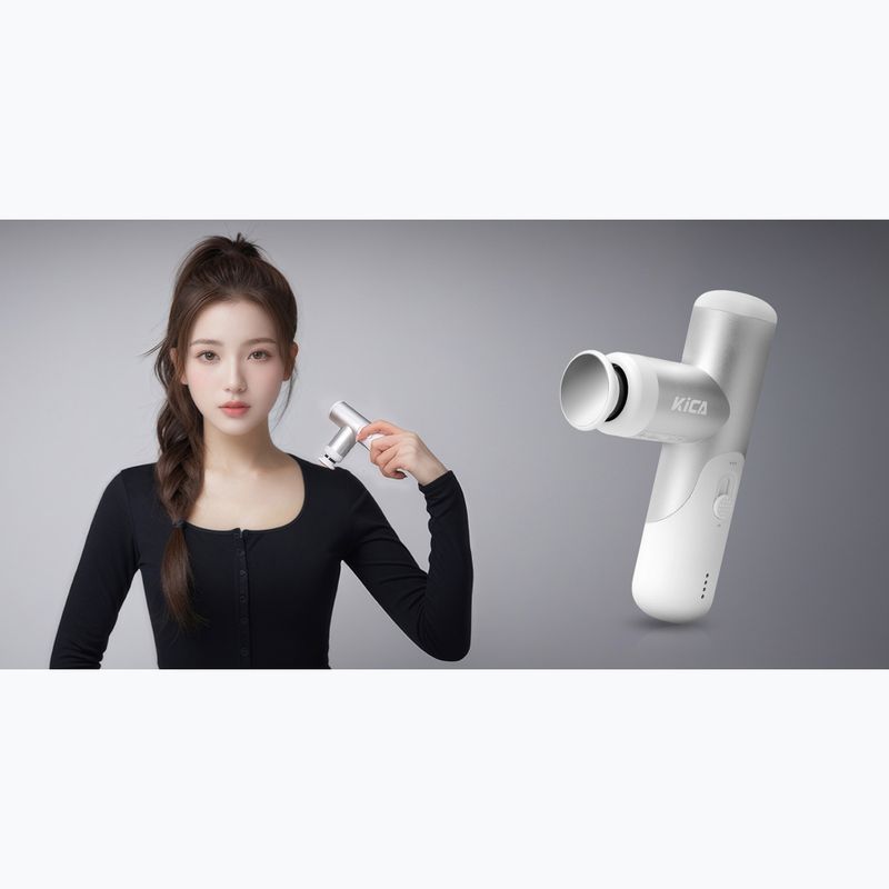 Vibračný masážny prístroj KiCA Mini 3 white 8