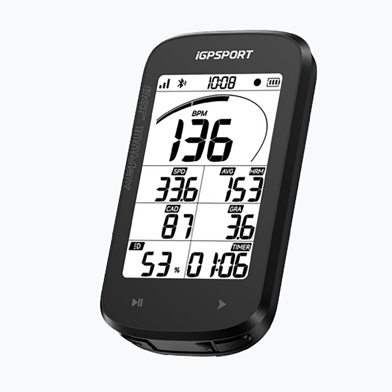 Cyklistický počítač iGPSport GPS BSC100 Max black 2