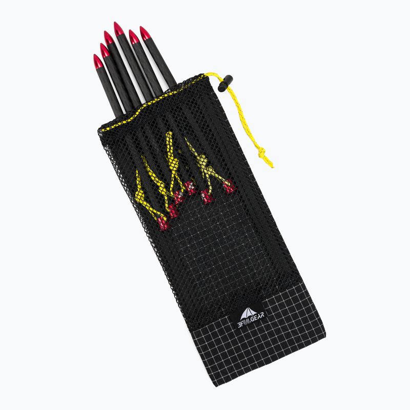 Kolíky na stan 3F UL Carbon Short Black 5