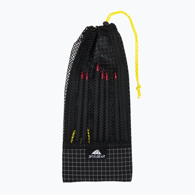 Kolíky na stan 3F UL Carbon Short Black 6