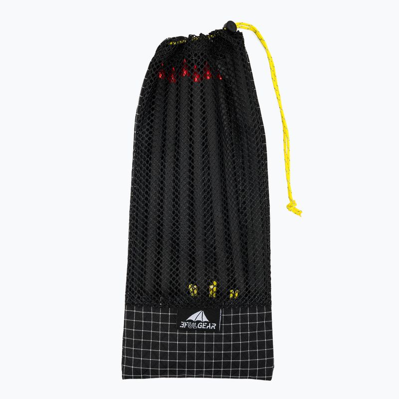 Kolíky na stan 3F UL Carbon Long Black 6