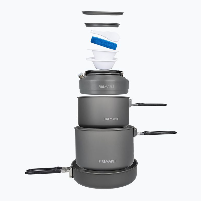 Súprava turistického riadu Fire-Maple Feast 4 black 2