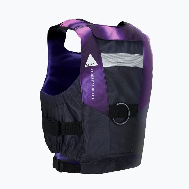 Dámska bezpečnostná vesta Aztron N-SV 3.0 Nylon black/radiant purple 2