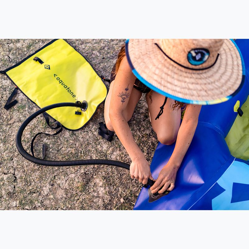 Nafukovací kajak pre 1 osobu Aquatone Bee Inflatable Pack Raft 7'3" 221 cm 19
