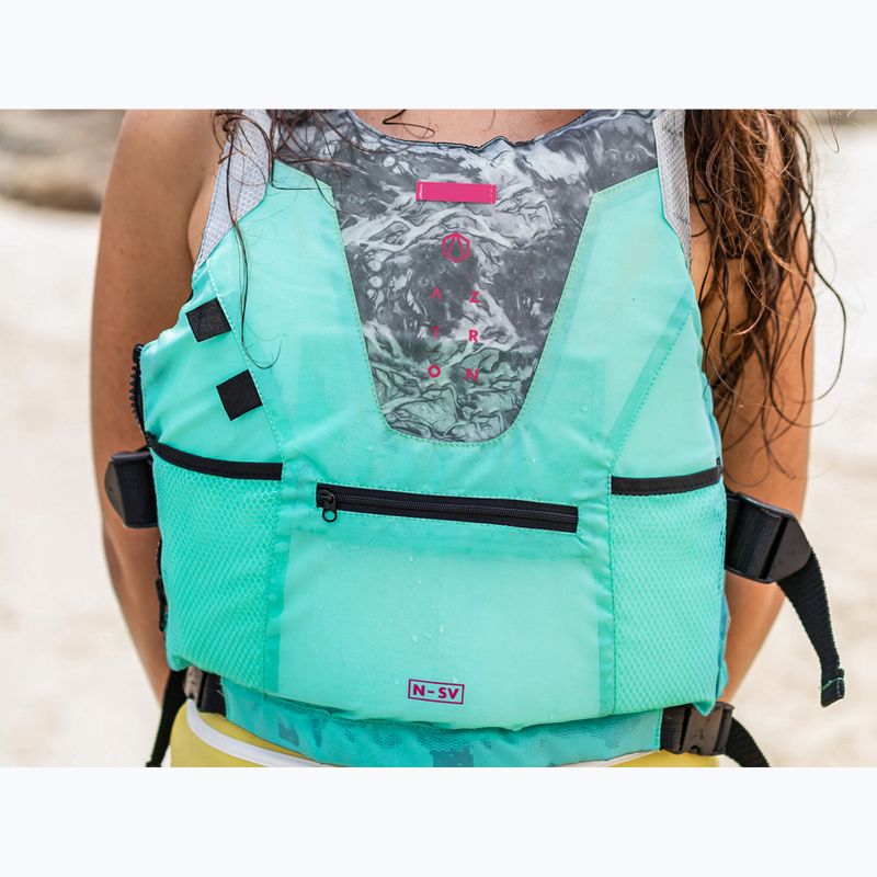 Bezpečnostná vesta dámska Aztron N-SV 2.0 aqua green 12