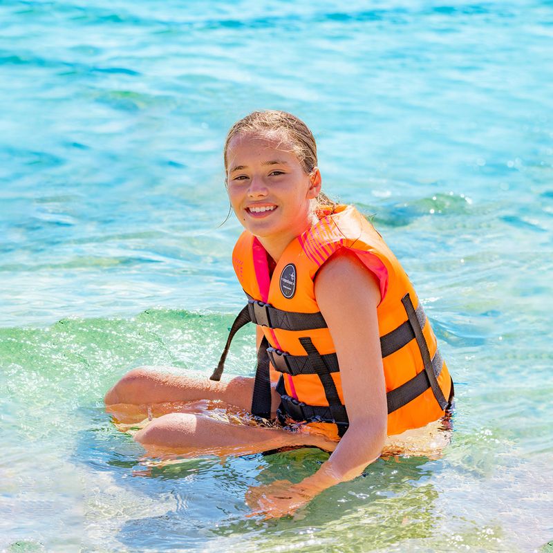 Bezpečnostná vesta Aquatone Vibe Youth Safety Vest oranžová 8