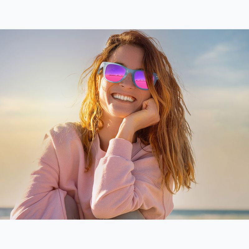 Slnečné okuliare Aztron Dream crystal blue gloss/polarized light pink mirror/brown 7