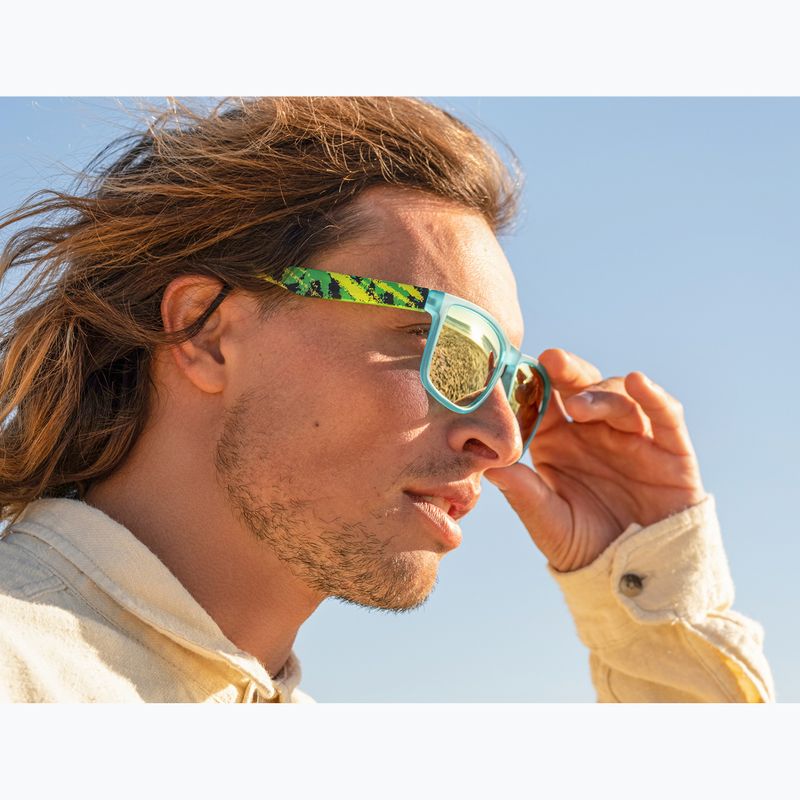 Slnečné okuliare Aztron Blitz green/teal/blacktortoise/polarized silver blue mirror/grey 7