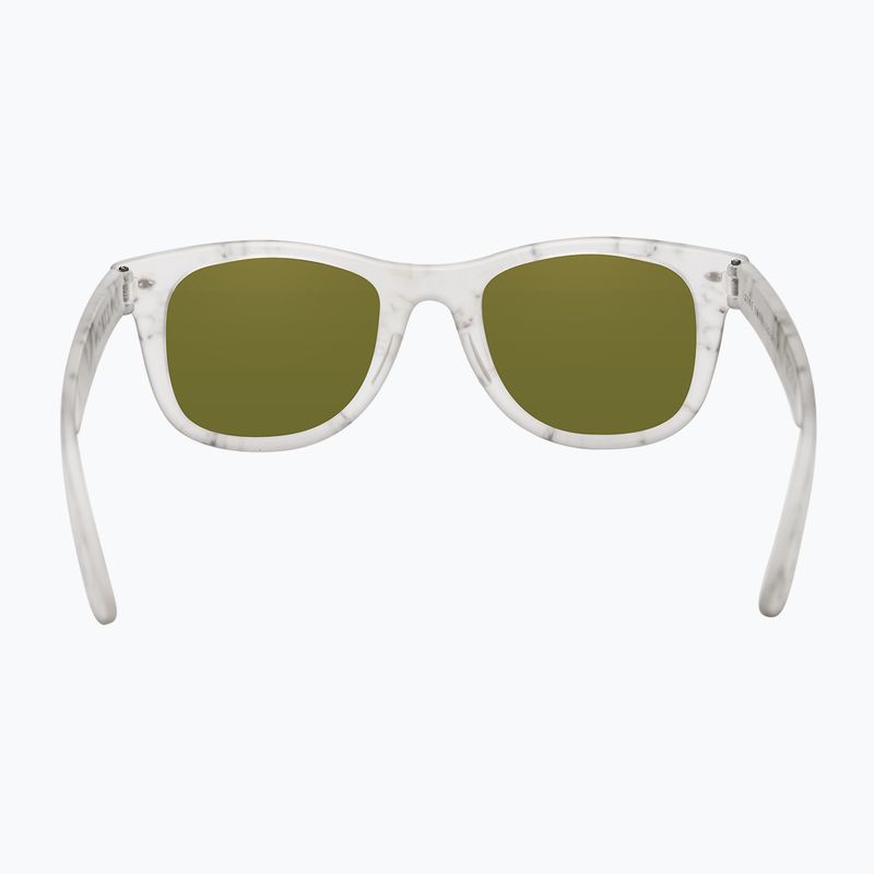 Slnečné okuliare Aztron Party white marble print/polarized rose pink mirror/brown 3