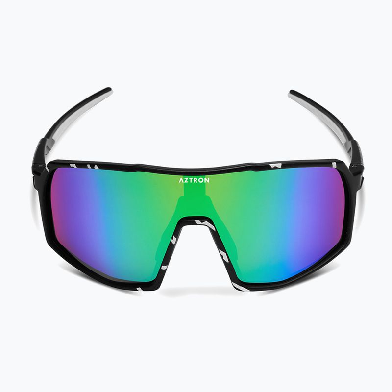Slnečné okuliare Aztron Thunder metalblack/white/polarizedgreen/twilightmirr/grey 2
