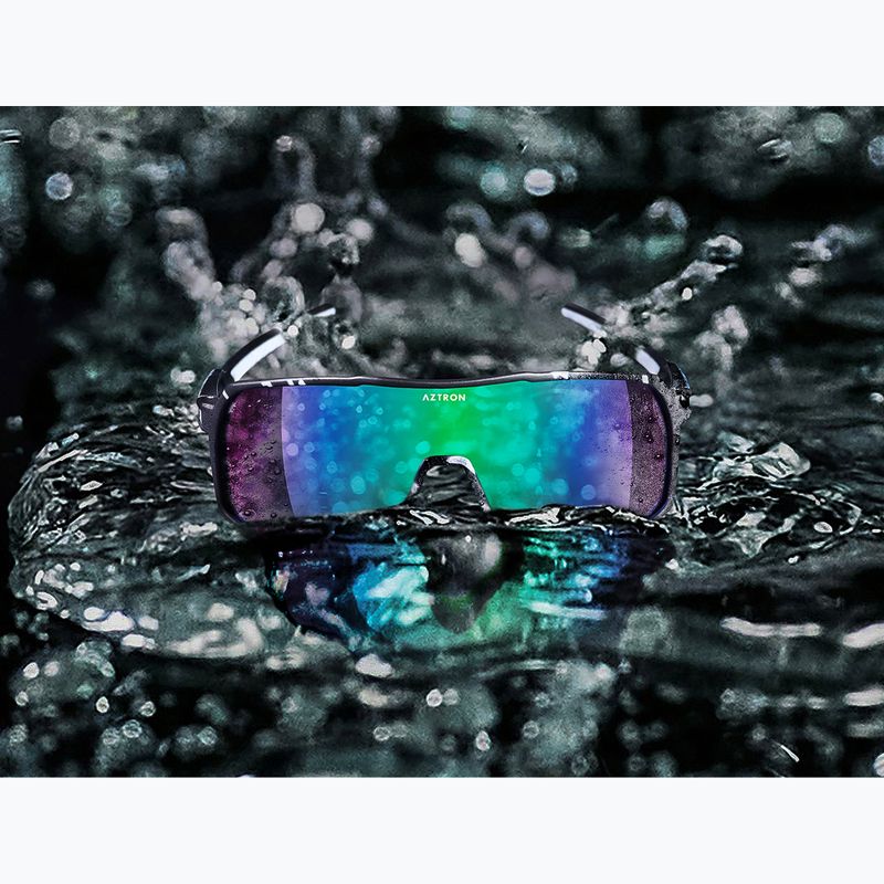 Slnečné okuliare Aztron Thunder metalblack/white/polarizedgreen/twilightmirr/grey 6