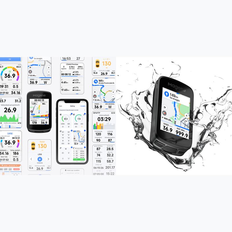 Cyklistická navigácia Magene C606 Pro 6