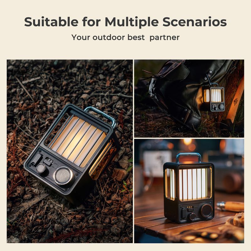 Turistická lampa Flextail Villa green 9