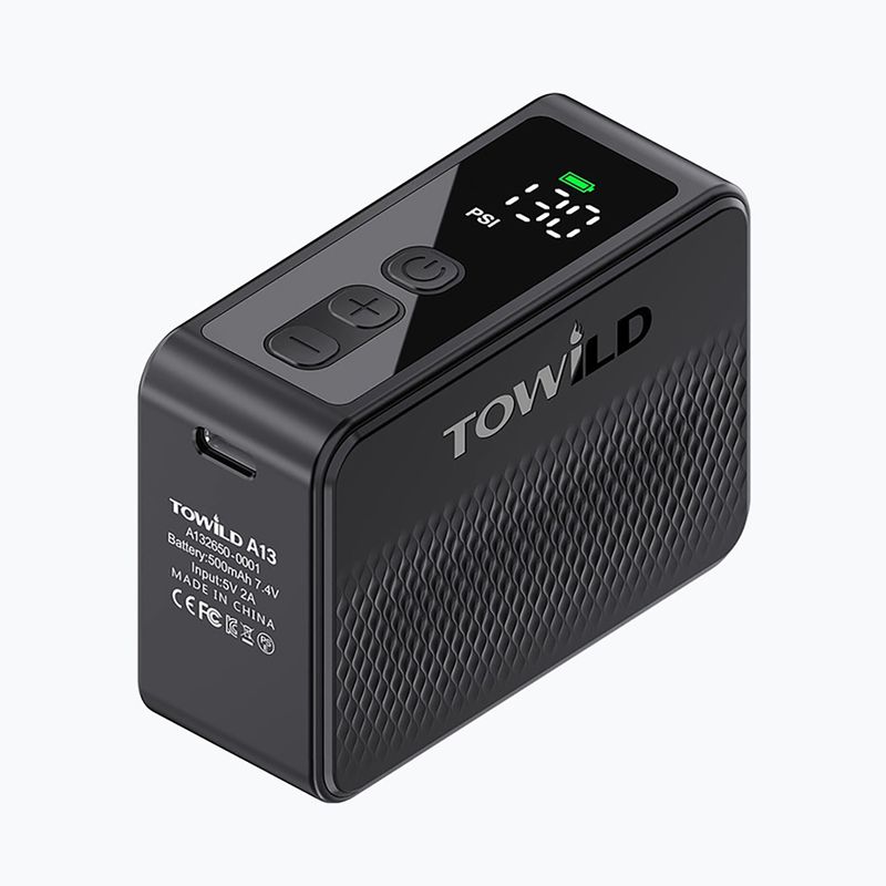 Elektrická cyklistická pumpa TOWILD A13 black 3