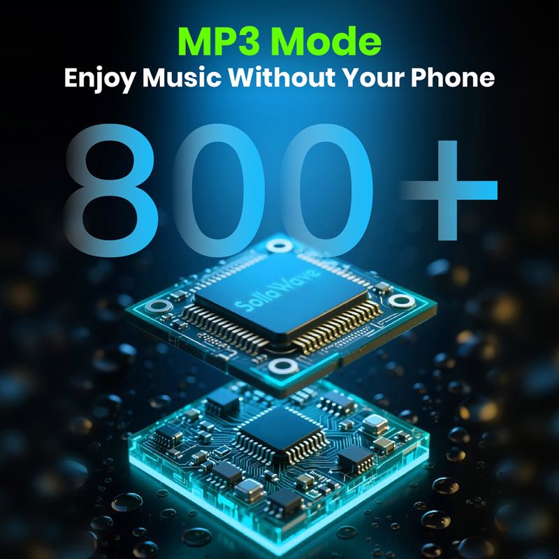 Plavecké okuliare Holoswim Solla Wave AI Music red 4
