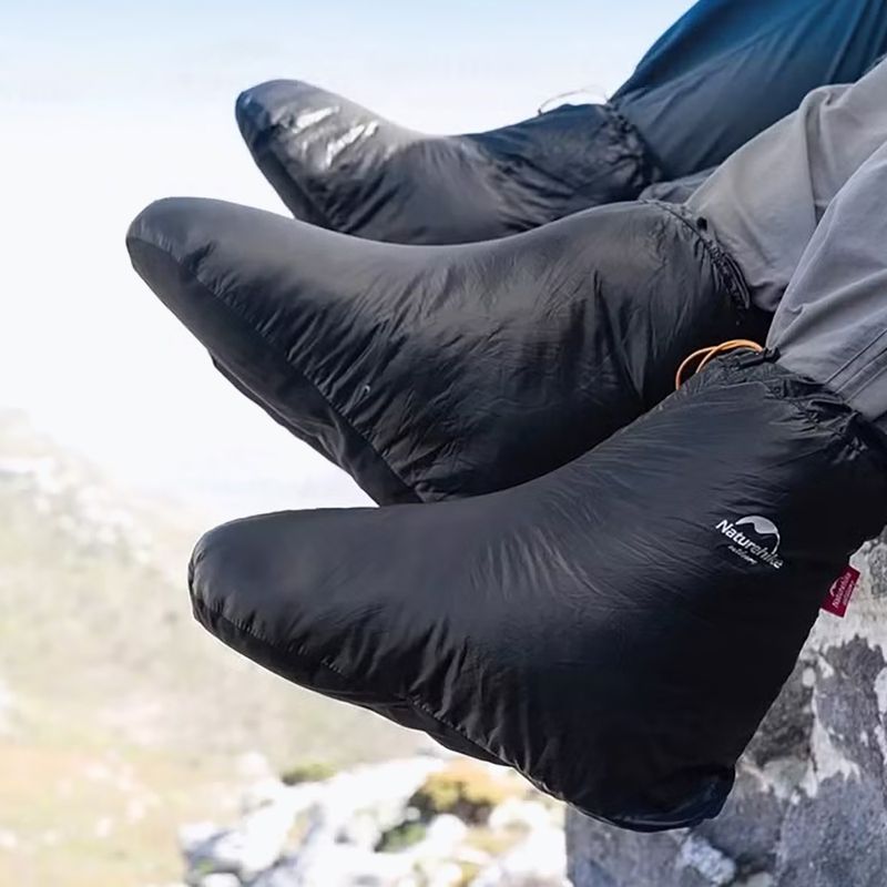 Zateplené členkové topánky Naturehike Duck Down black 2