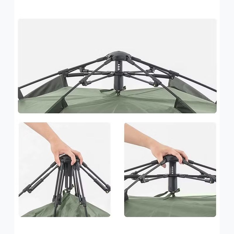 Kempingový stan pre 4 osoby Naturehike Pop-Up 4 Automatic forest green 3