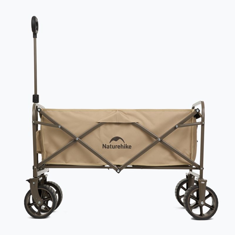 Prepravný vozík Naturehike Light With Brakes linen brown 2