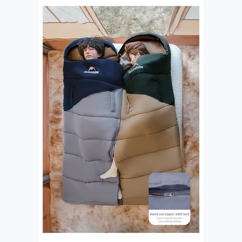 Spacák Naturehike U250 Sunny Day Left navy blue 3