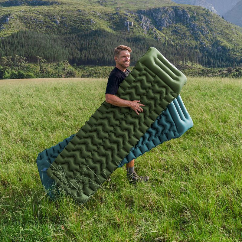 Nafukovací matrac Naturehike Pillow Single FC01 army green 2