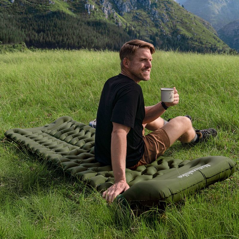 Nafukovací matrac Naturehike Pillow Single FC01 army green 3