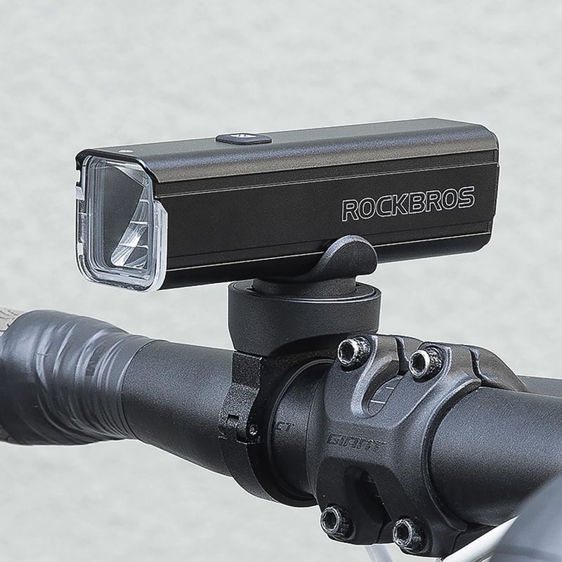 Predné svetlo na bicykel Rockbros 24610002001 Front Light 1000 Lumen black 8