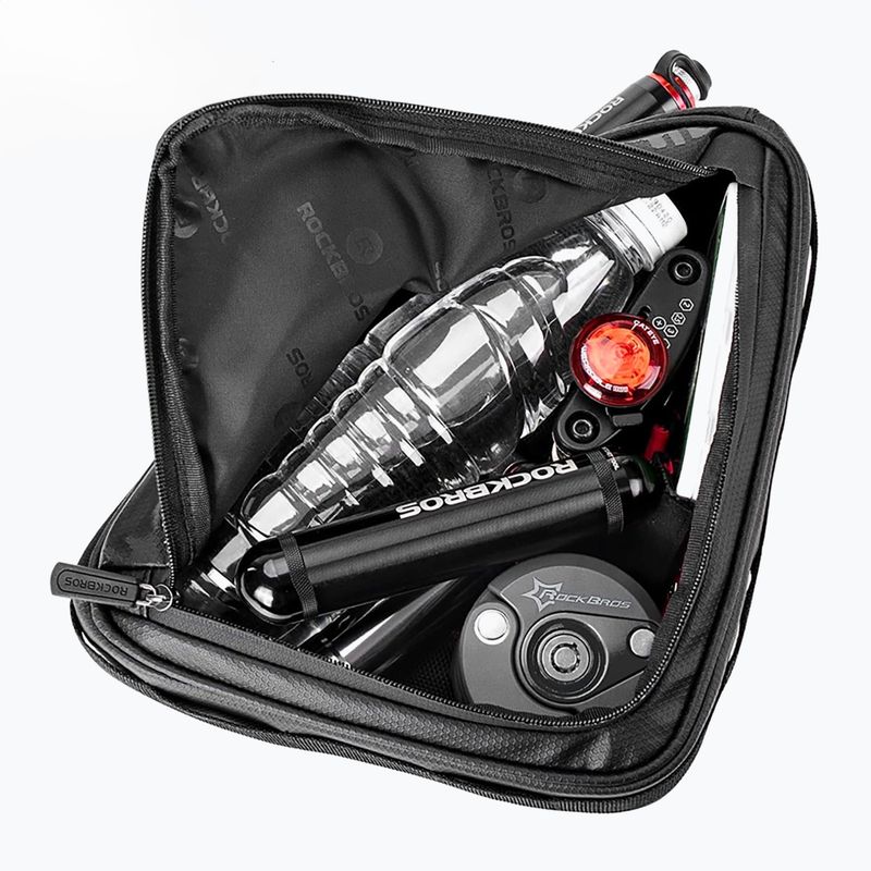 Rockbros B39-2 1,5 l čierna taška na rám bicykla 2