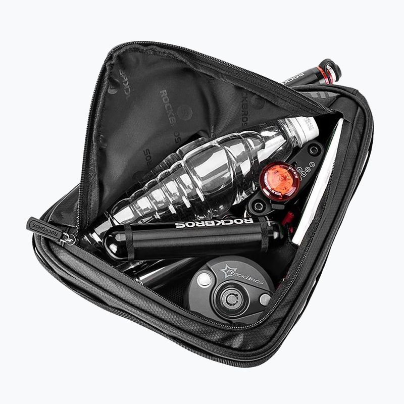 Rockbros B39-2 1,5 l čierna taška na rám bicykla 4
