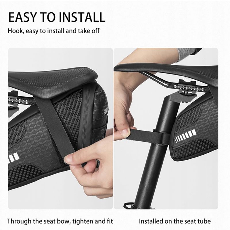 Cyklistická taška pod sedlo Rockbros C29 1,5 l čierna 4