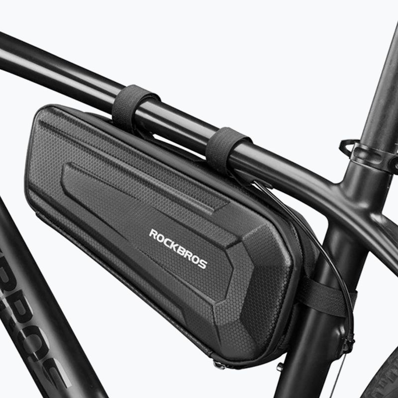 Rockbros B66 1,5 litrová taška na rám bicykla čierna 3