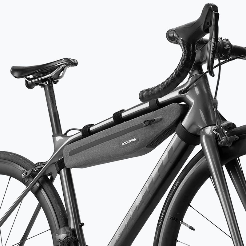 Brašna na rám bicykla Rockbros AS-052 1,5 l sivá 2