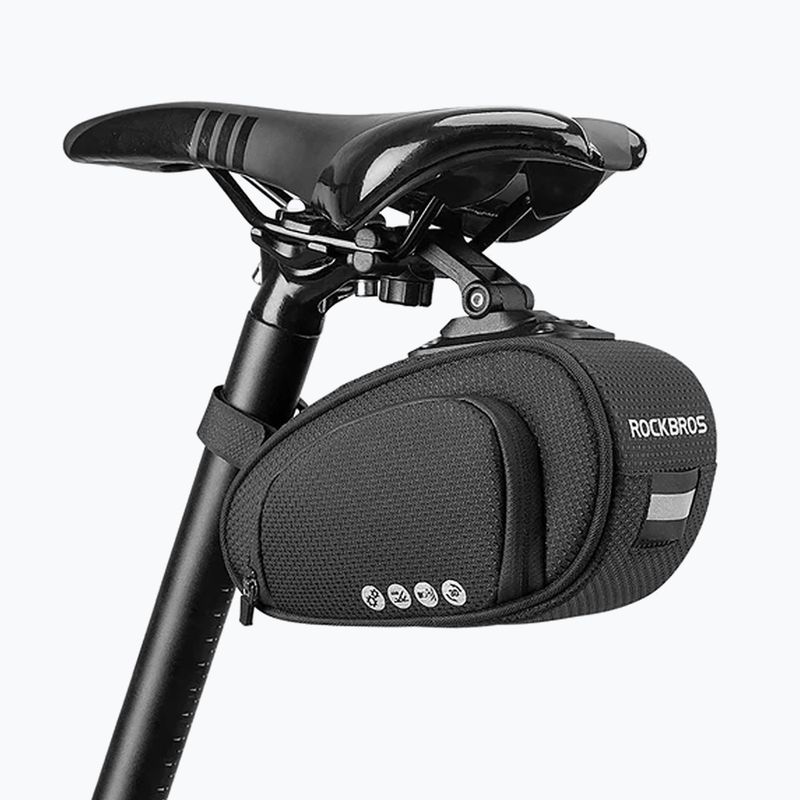 Cyklistická taška pod sedlo Rockbros C40 1,2 l čierna 6
