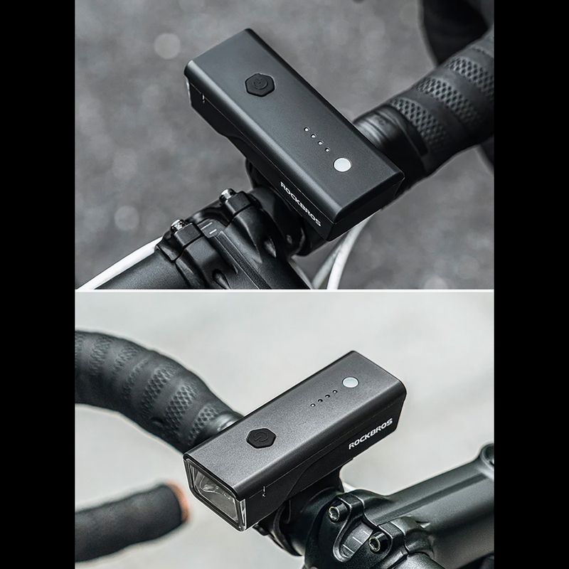 Predné svetlo na bicykel Rockbros 24510003 260 lm black 4